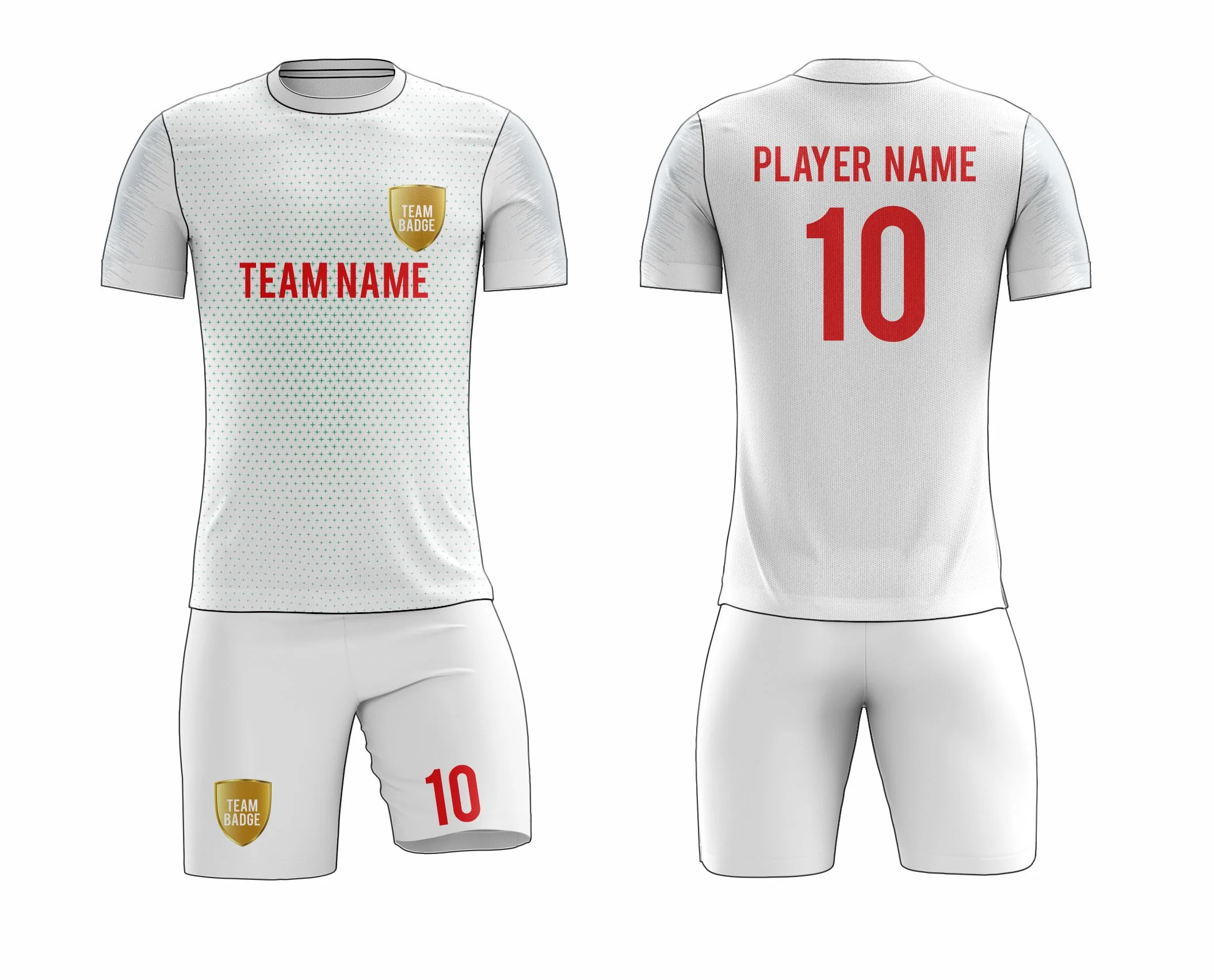 SB 12861 White Sublimation Custom Soccer Jersey Adult & Youth Unisex - Hipona Sports