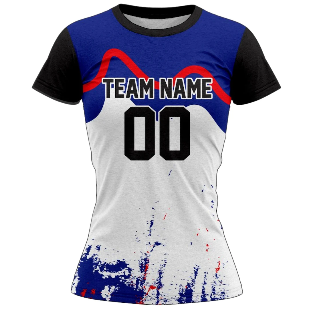 VJ116 Custom White Volleyball Jersey - Adult & Youth Unisex - Hipona Sports