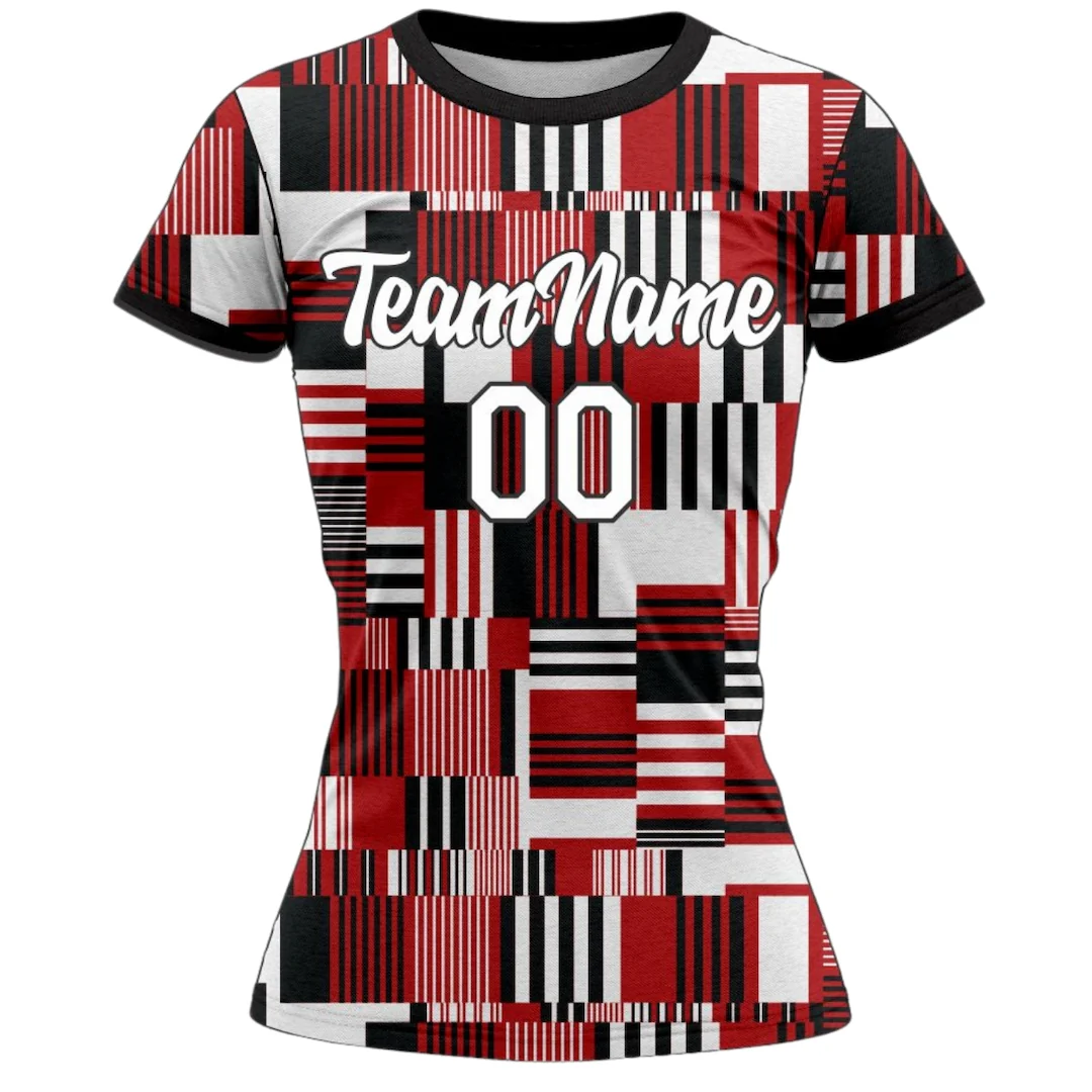VJ137 Custom Red Volleyball Jersey - Adult & Youth Unisex - Hipona Sports