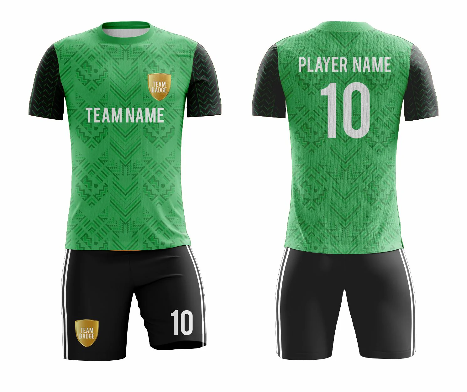 SB 1062 Green/Black Sublimation Custom Soccer Jersey Adult & Youth Unisex - Hipona Sports
