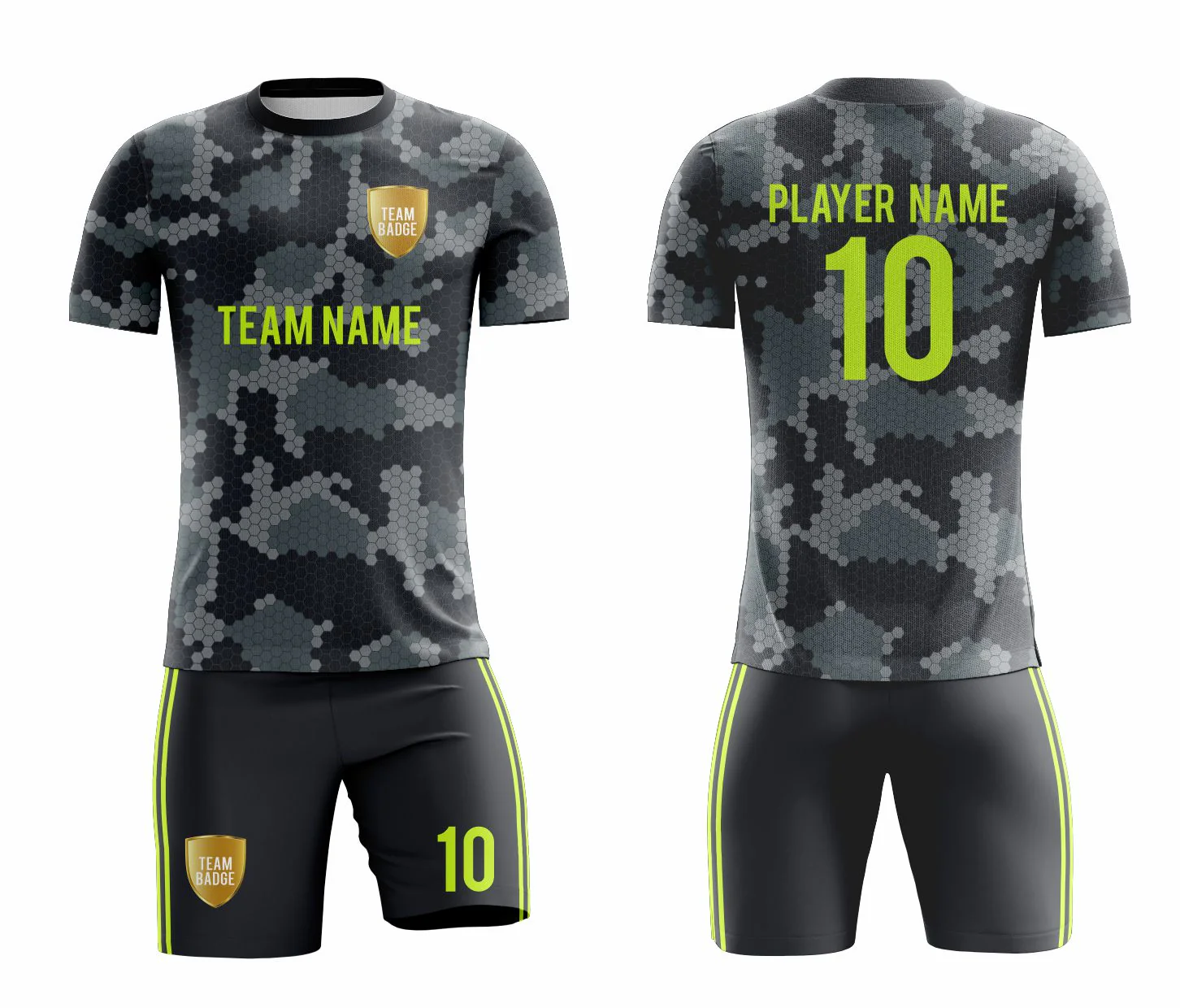 SB 1137 Black Sublimation Custom Soccer Jersey Adult & Youth Unisex - Hipona Sports