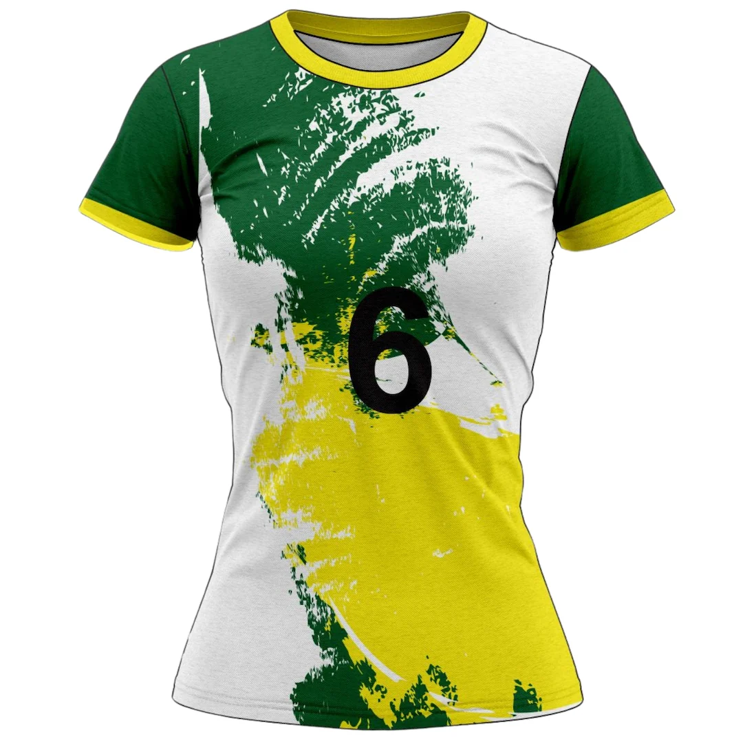 VJ134 Custom White Volleyball Jersey - Adult & Youth Unisex - Hipona Sports