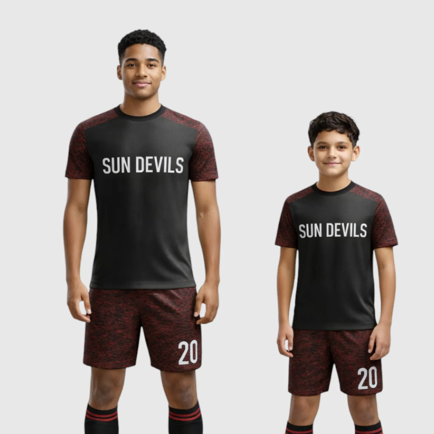 SB 1075 Black Sublimation Custom Soccer Jersey Adult & Youth Unisex - Hipona Sports