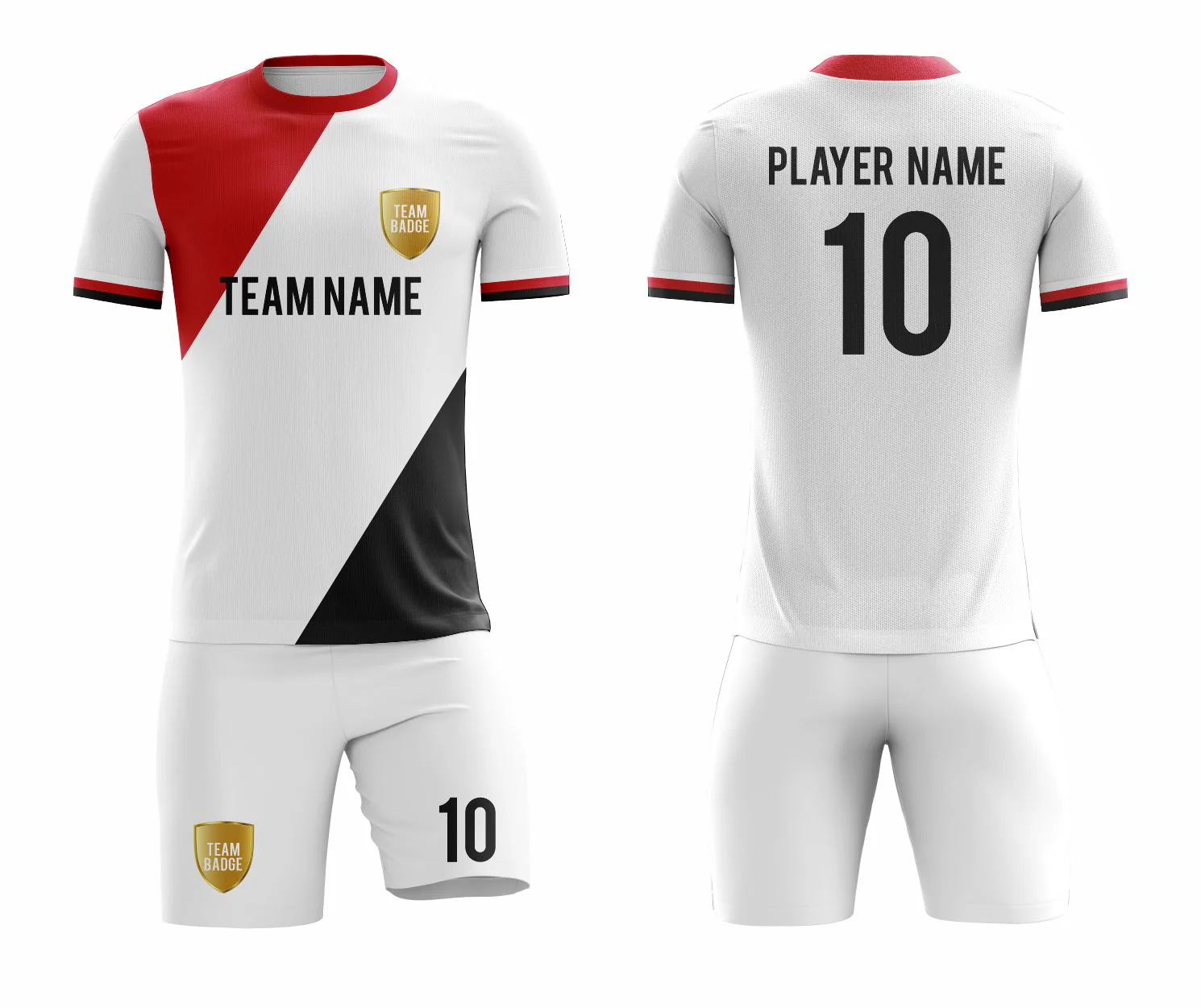 SB 1193 White Sublimation Custom Soccer Jersey Adult & Youth Unisex - Hipona Sports