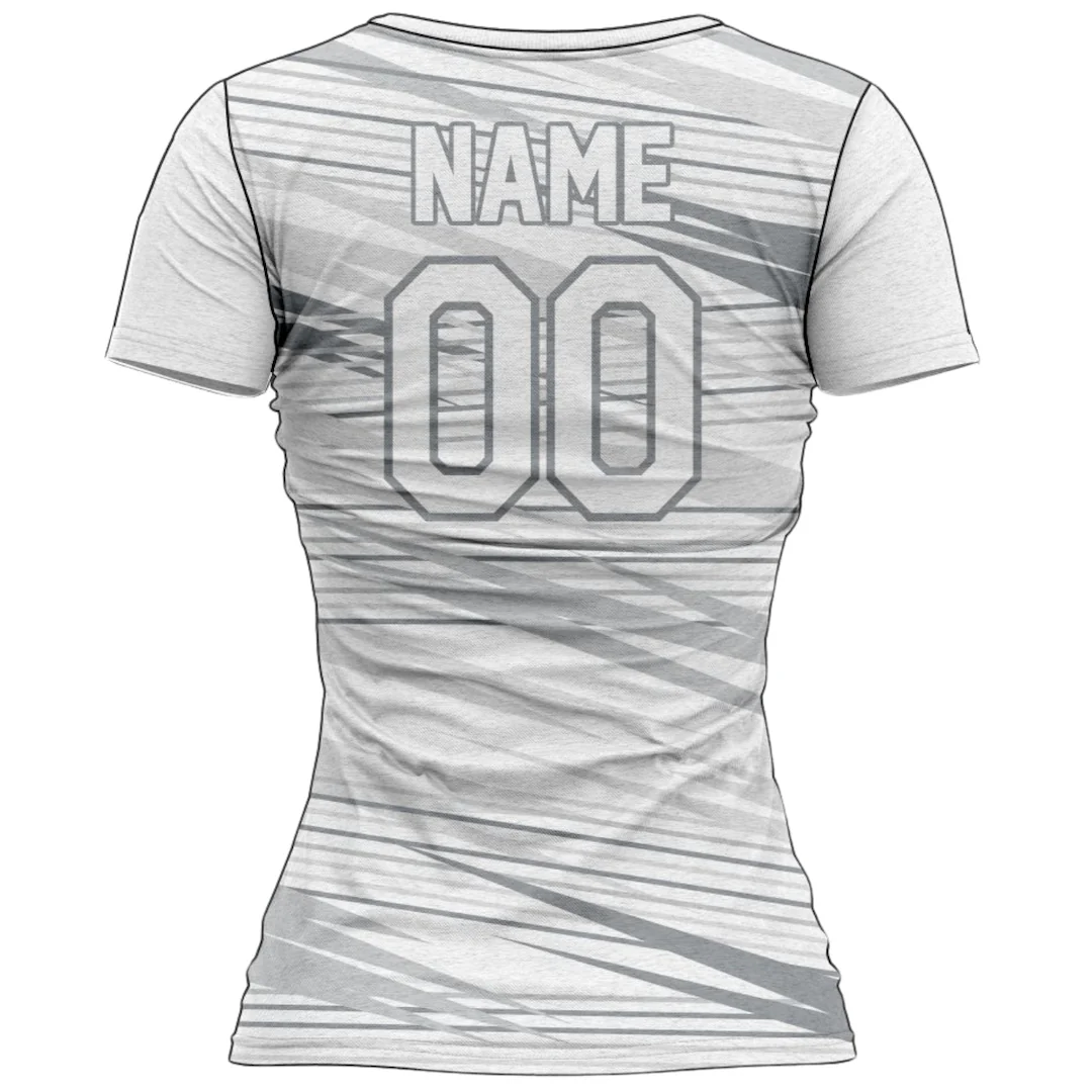 VJ144 Custom White Volleyball Jersey - Adult & Youth Unisex - Hipona Sports