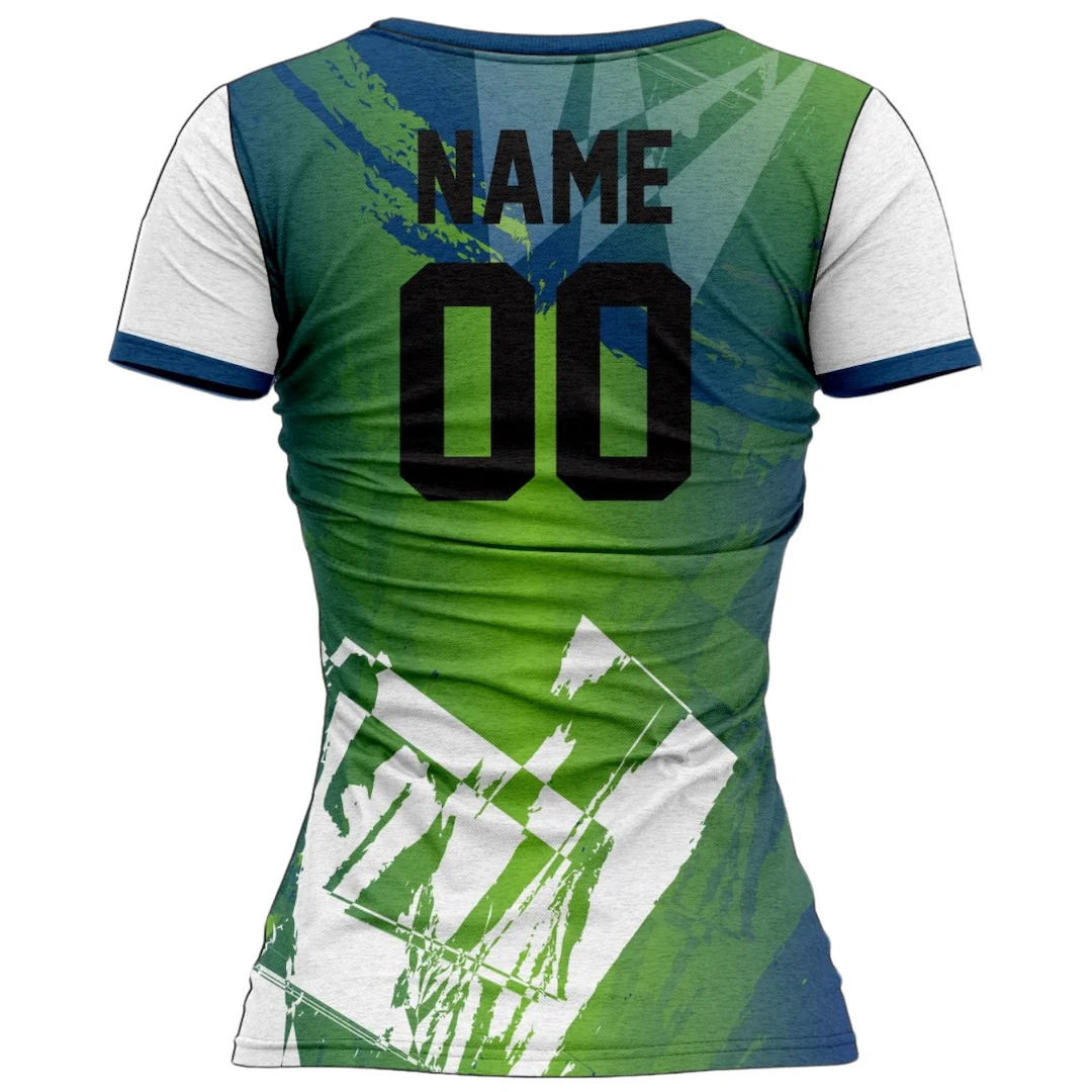 VJ121 Custom Green Volleyball Jersey - Adult & Youth Unisex - Hipona Sports