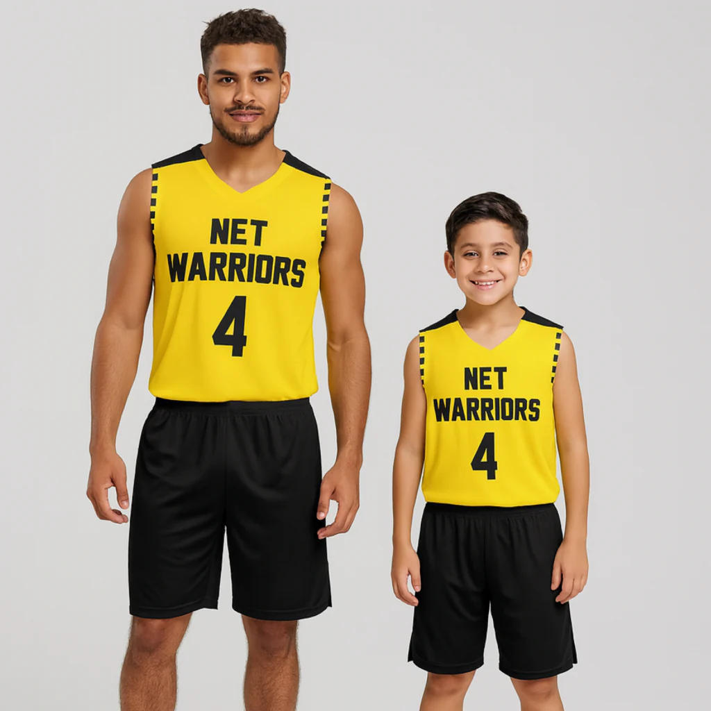 Dortmund NS Customizable Basketball Jersey With Optional Shorts - Hipona Sports