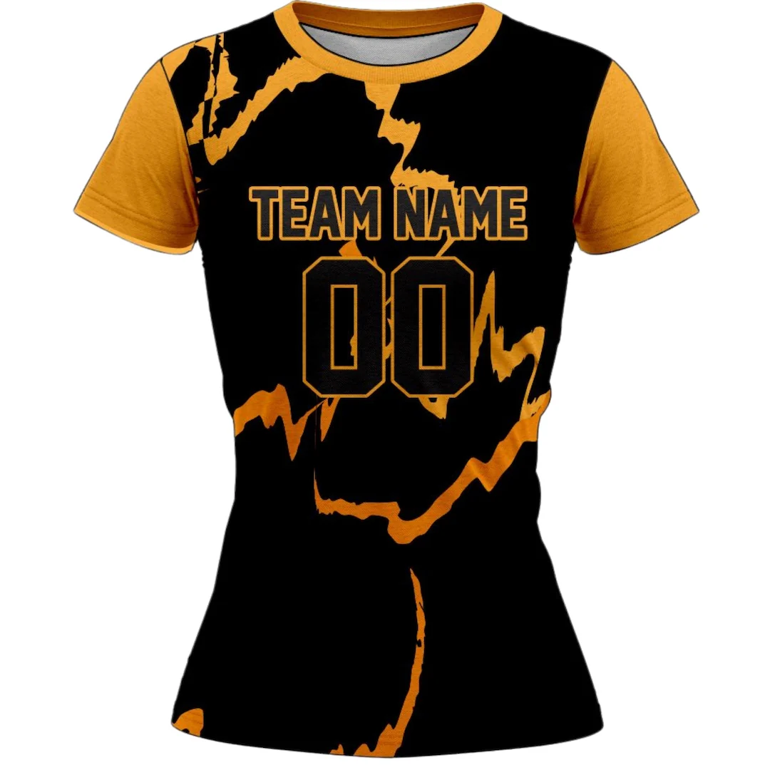 VJ136 Custom Black Volleyball Jersey - Adult & Youth Unisex - Hipona Sports
