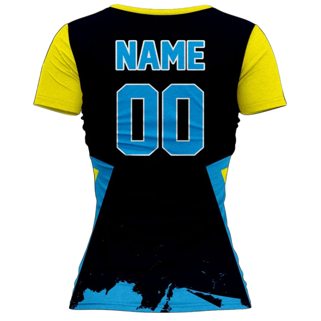 VJ114 Custom Black Volleyball Jersey - Adult & Youth Unisex - Hipona Sports