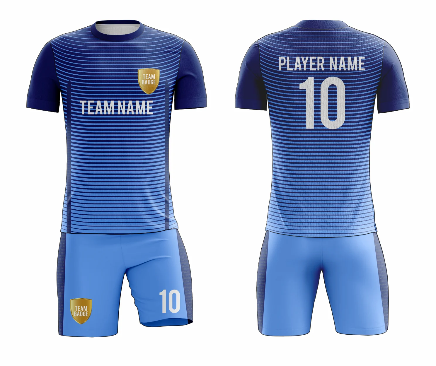 SB 12799 Blue Sublimation Custom Soccer Jersey Adult & Youth Unisex - Hipona Sports