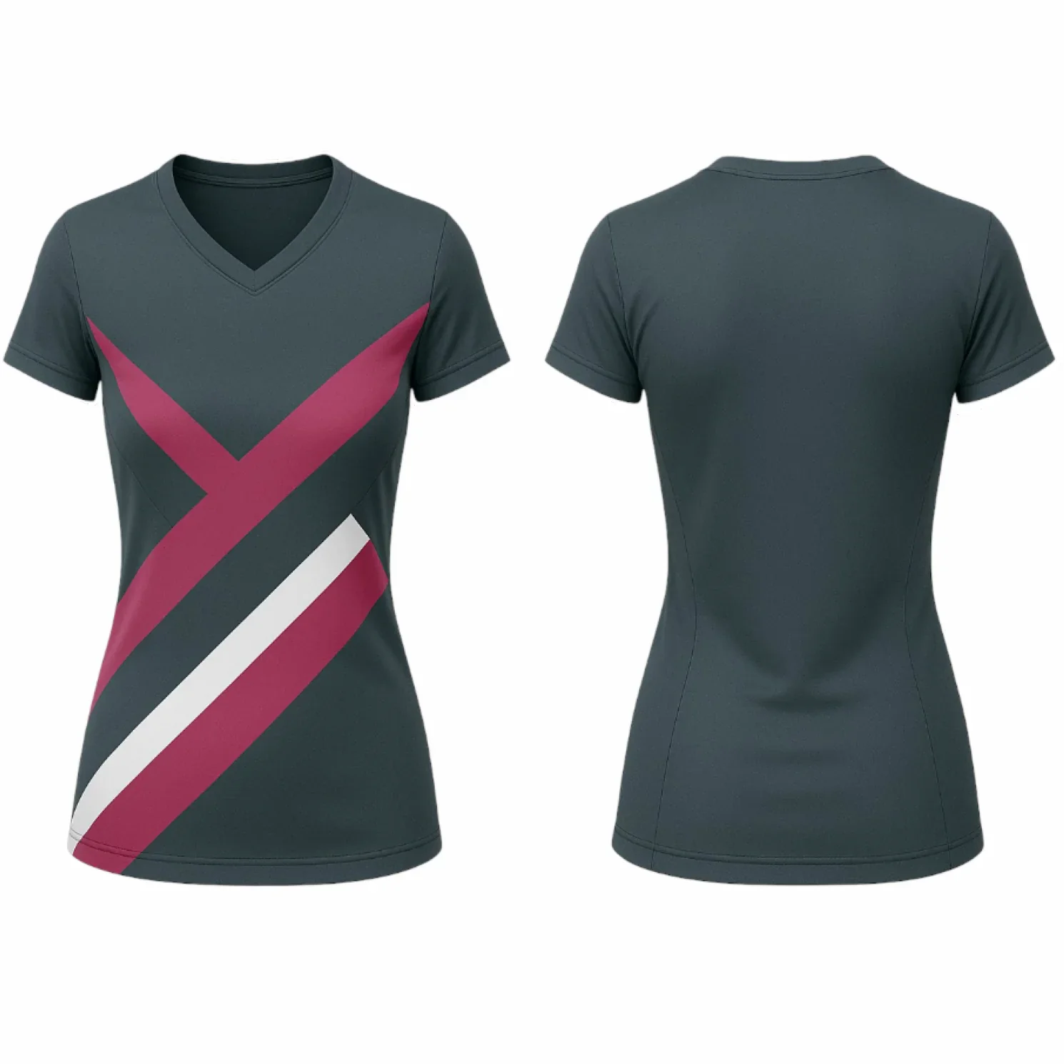 VJ204 Custom Gray Volleyball Jersey - Adult & Youth Unisex - Hipona Sports