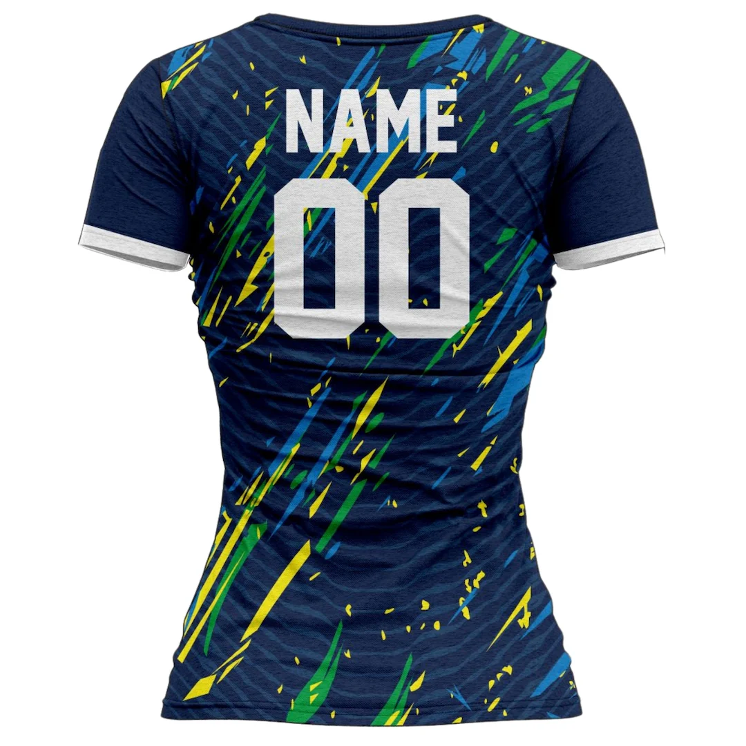 VJ102 Custom Blue Volleyball Jersey - Adult & Youth Unisex - Hipona Sports