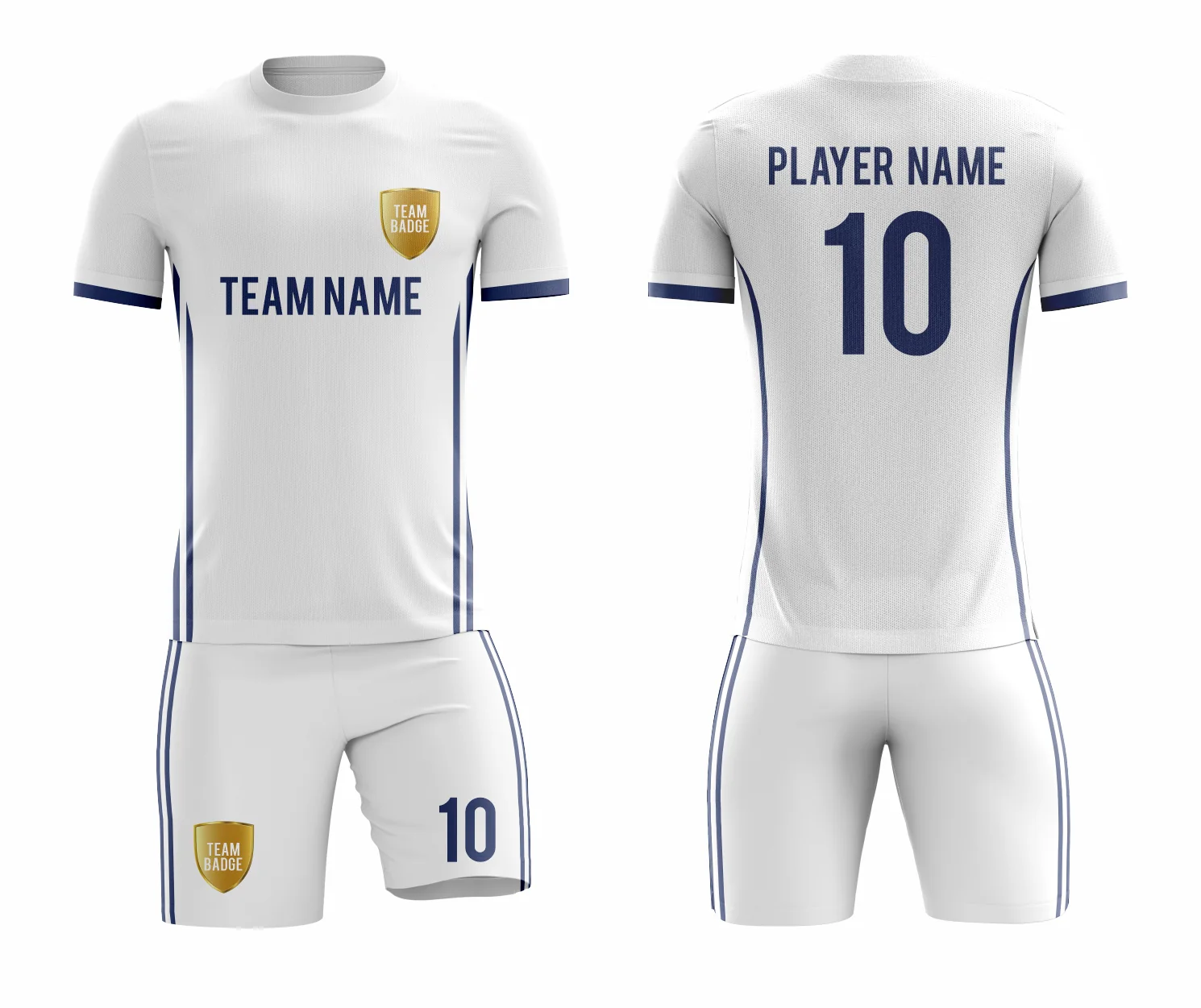 SB 1162 White Sublimation Custom Soccer Jersey Adult & Youth Unisex - Hipona Sports