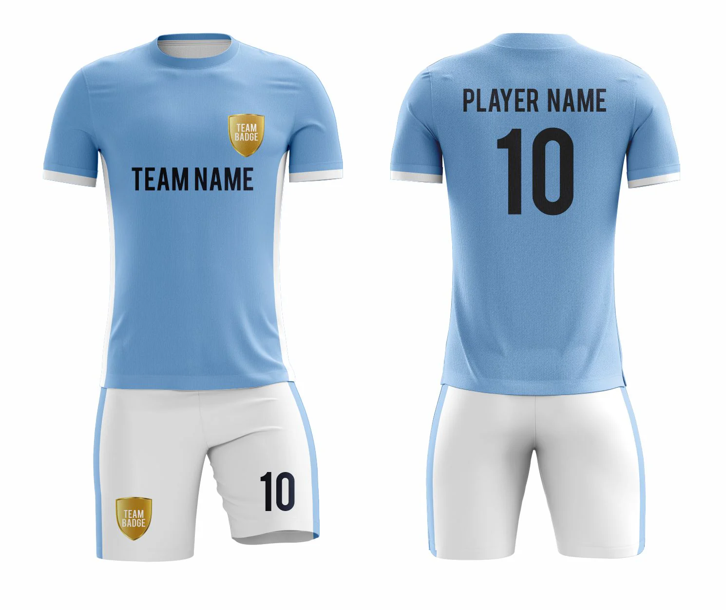 SB 1096 Blue/White Sublimation Custom Soccer Jersey Adult & Youth Unisex - Hipona Sports