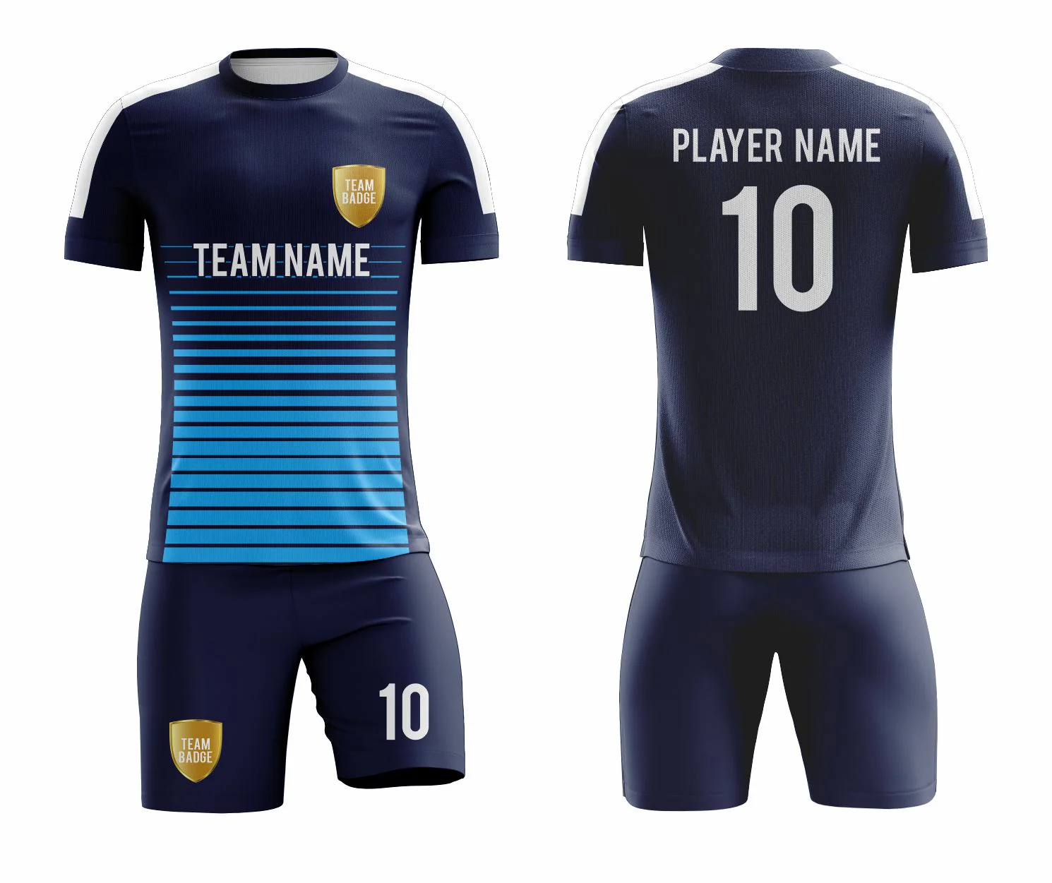 SB 1058 Blue Sublimation Custom Soccer Jersey Adult & Youth Unisex - Hipona Sports