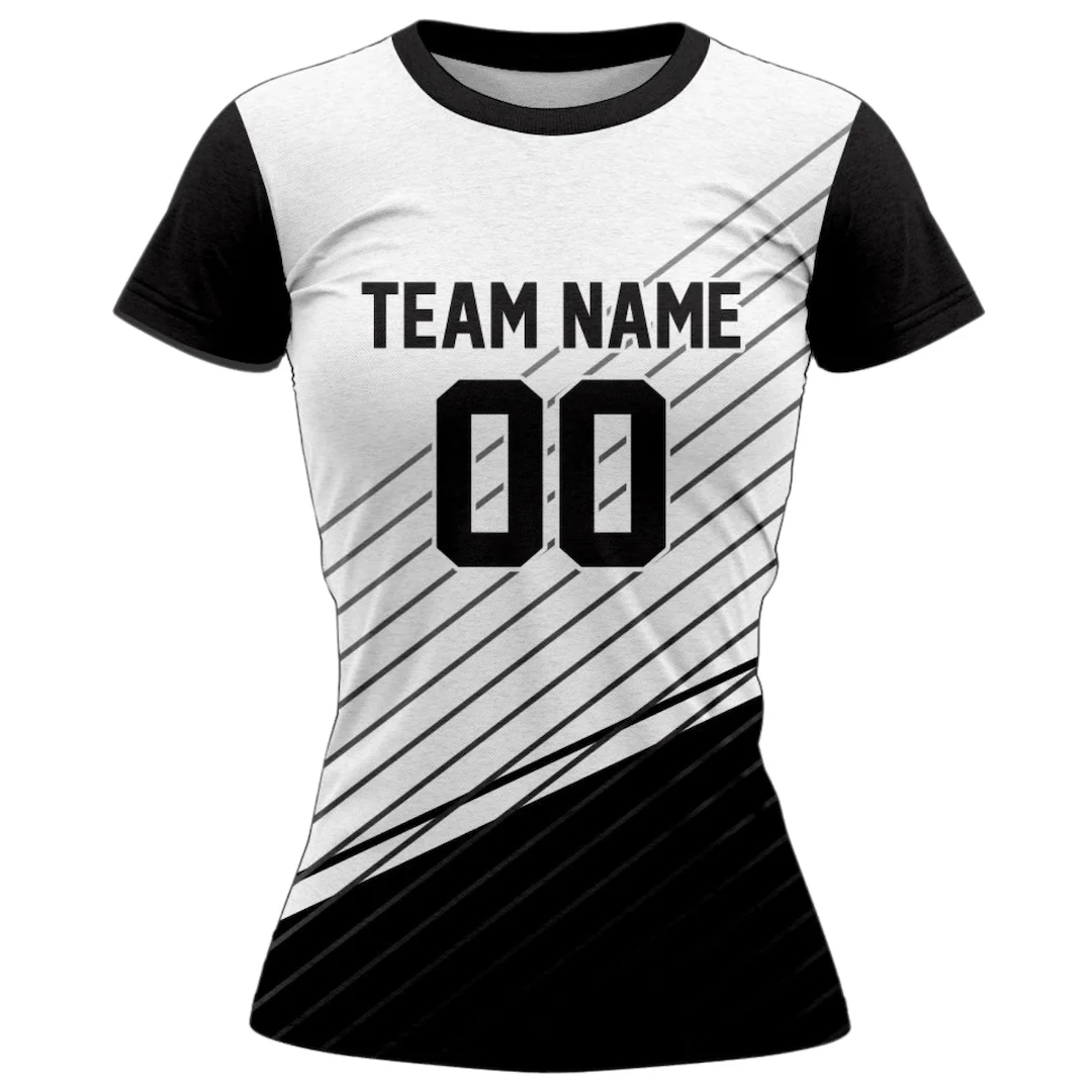 VJ127 Custom White Volleyball Jersey - Adult & Youth Unisex - Hipona Sports