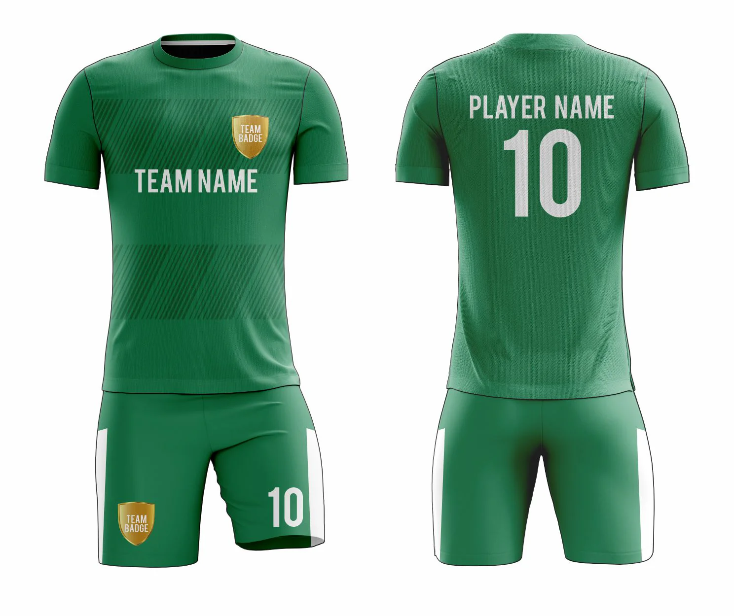 SB 12839 Green Sublimation Custom Soccer Jersey Adult & Youth Unisex - Hipona Sports