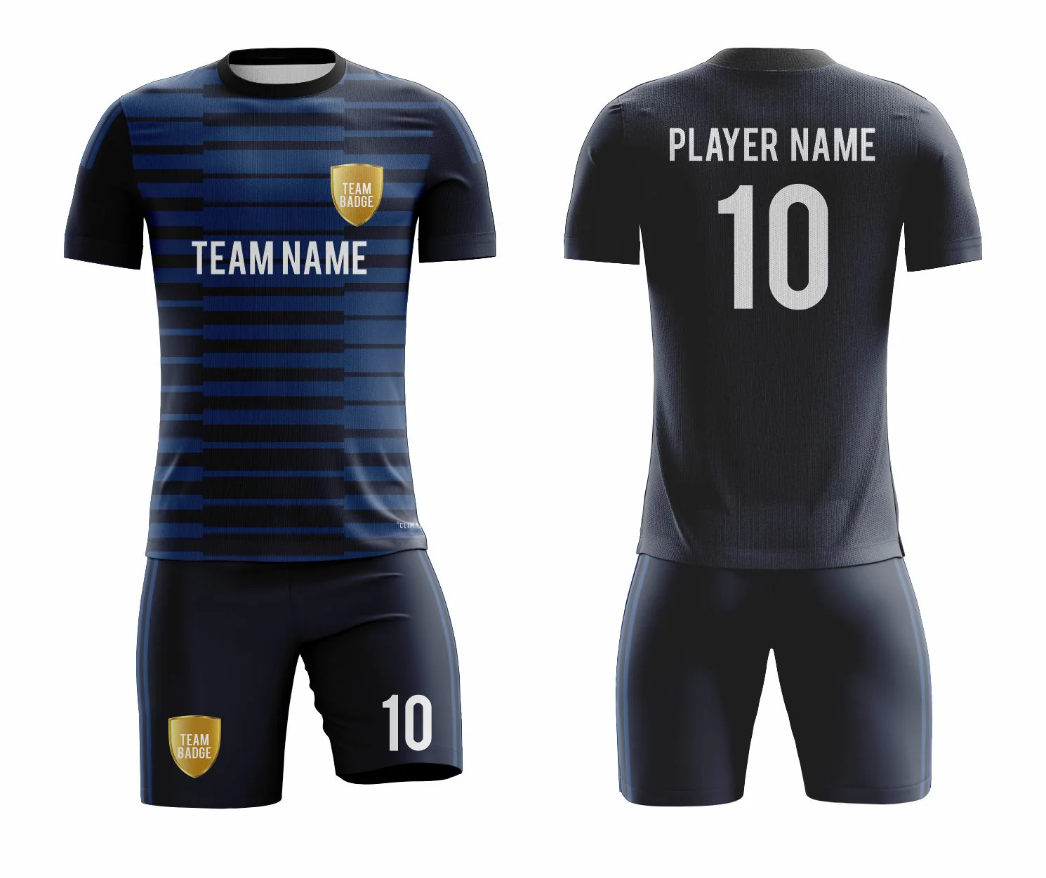 SB 1215 Black Sublimation Custom Soccer Jersey Adult & Youth Unisex - Hipona Sports